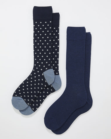 Pack x 2 Calcetines Casuales Masculino Pointt#color_s14-surtido-14-azul