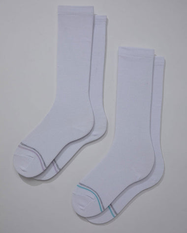 PX2 Calcetines Colegial Liso Femenino#color_968-surtido-blancos