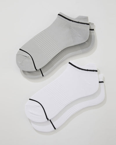 Paquete x 2 Calcetines tobilleros deport#color_s03-surtido-3-blanco-gris