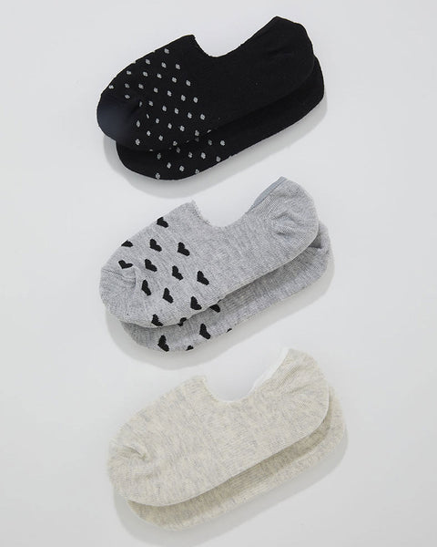 Pack x3 Calcetín baleta 3D Femenino Pointt#color_s08-surtido-8