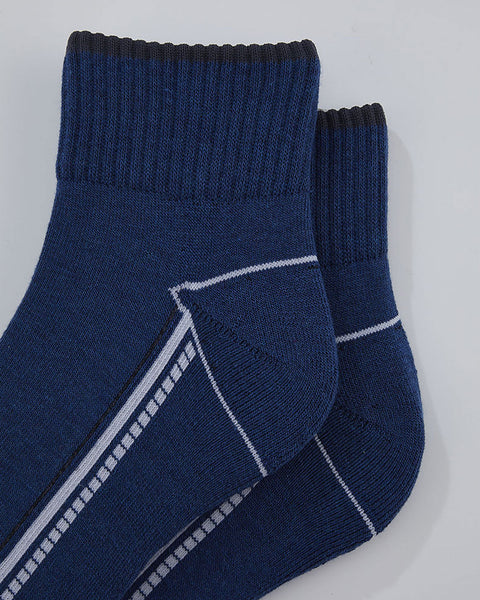Pack x3 Calcetín Caña Corta Masculino Pointt#color_s05-surtido-blanco-y-azul