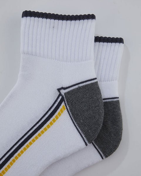 Pack x3 Calcetín Caña Corta Masculino Pointt#color_s05-surtido-blanco-y-azul