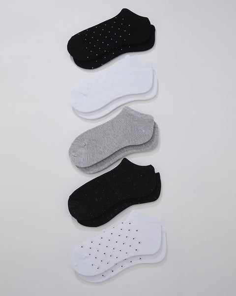 P x 5 Calcetines Tobilleros lisos femeninos#color_s05-surtido