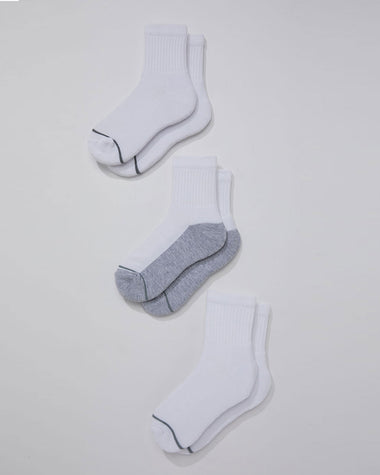 PX3 Calcetín media caña unisex#color_968-surtido-blancos