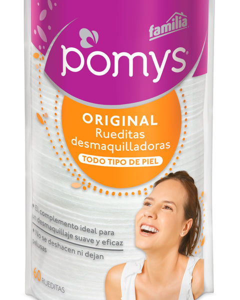 Rueditas desmaquilladoras pomys original x 60 und#color_algodon