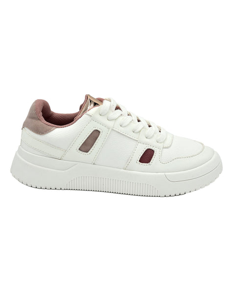 Tenis Vega mujer Pietra#color_301-blanco-x-rosa-viejo