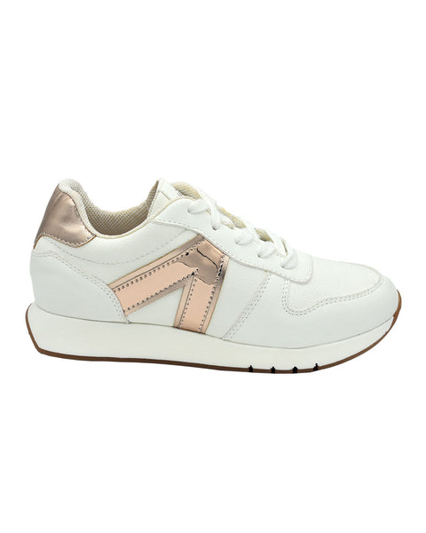 Tenis New York mujer Pietra#color_301-blanco-x-oro-rosa