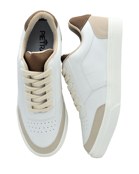 Tenis Doha hombre Pietra#color_000-blanco-x-beige