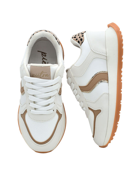 Tenis Bilbao Mujer#color_849-beige-x-blanco