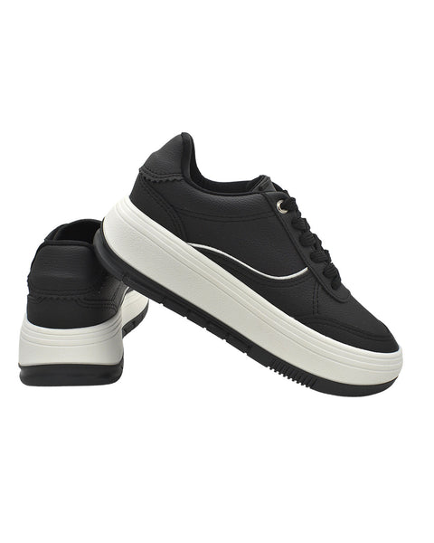 Tenis Paris Mujer Pietra#color_701-negro