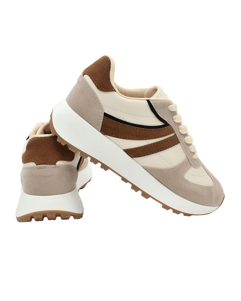 Tenis Barcelona Femeninos Pietra#color_849-beige