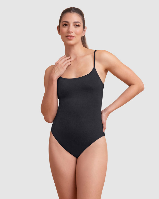 Body de tiritas con control de abdomen