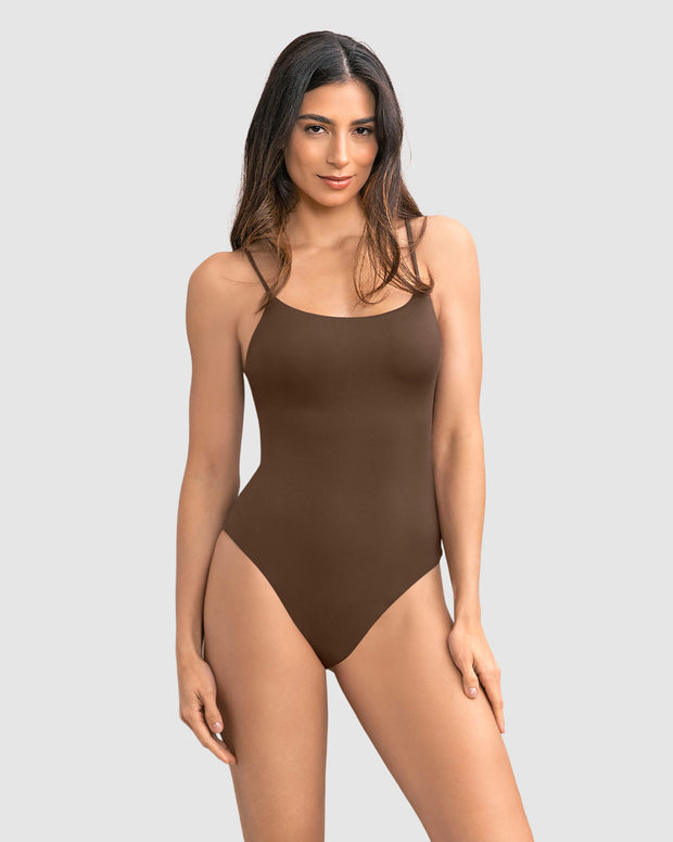 Body de tiritas con control de abdomen