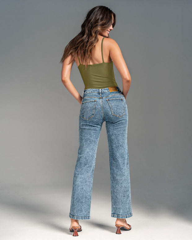 Body de tiritas con control de abdomen