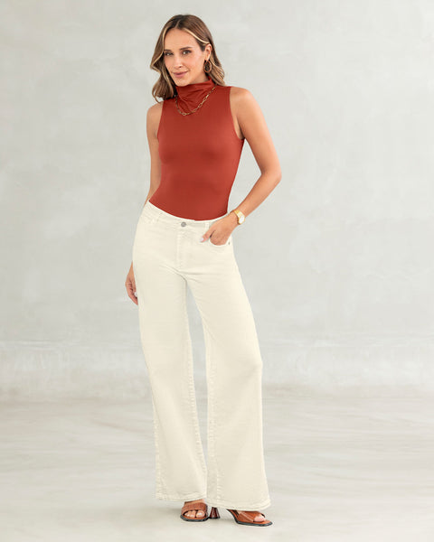 Body de cuello alto con control de abdomen#color_391-coral