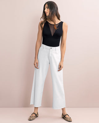 Body de control suave con tul en escote#color_700-negro