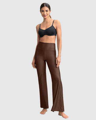 Legging bota recta con control de abdomen#color_875-cafe-oscuro