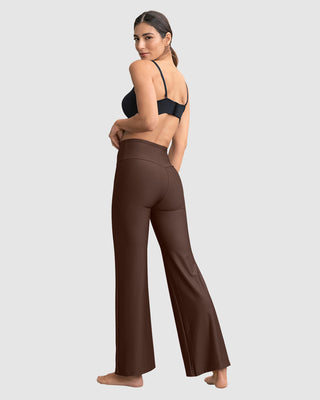 Legging bota recta con control de abdomen#color_875-cafe-oscuro