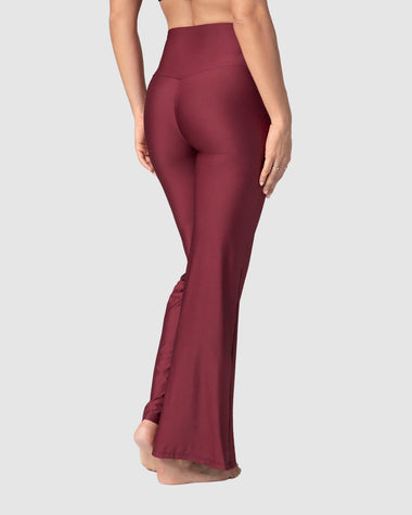 Legging bota recta con control de abdomen#color_c34-vino