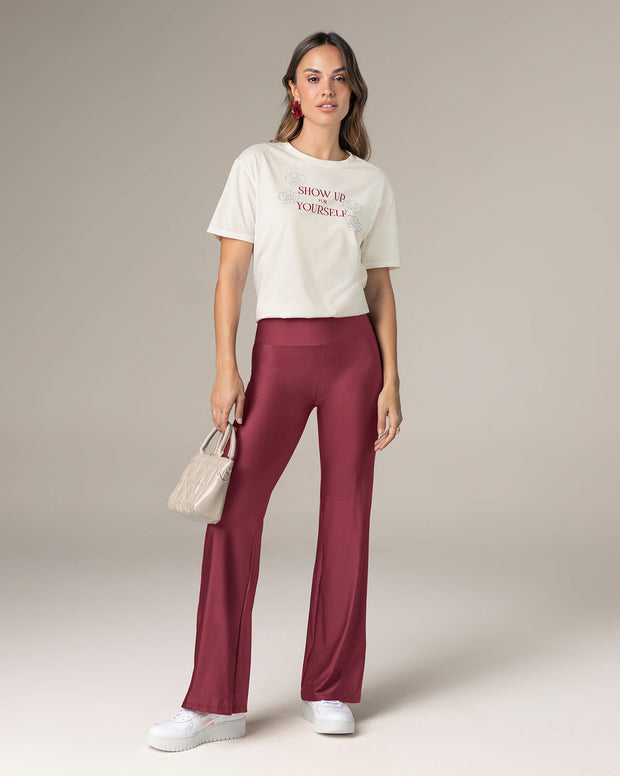 Legging bota recta con control de abdomen