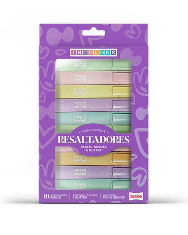 Resaltadores Incolors x 10 Unidades#color_968-surtido-incolors