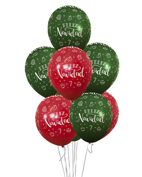 Pack globos con diseño R-12 X 12 Uds Sempertex#color_002-navidad