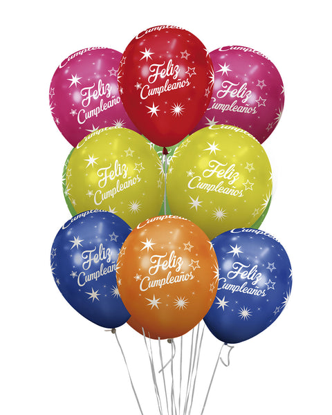 Pack globos con diseño R-12 X 12 Uds Sempertex#color_005-surtido-multicolor-fuerte