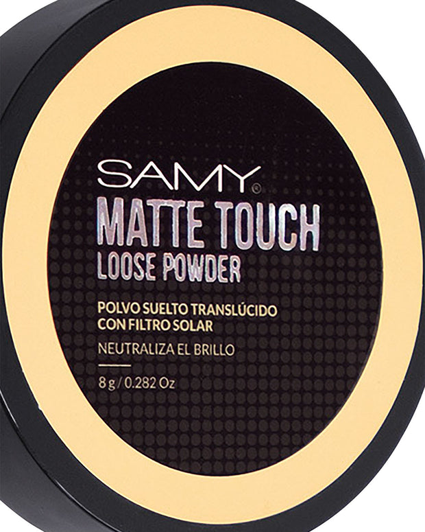 Polvo suelto translúcido matte touch 8g samy#color_001-translucido