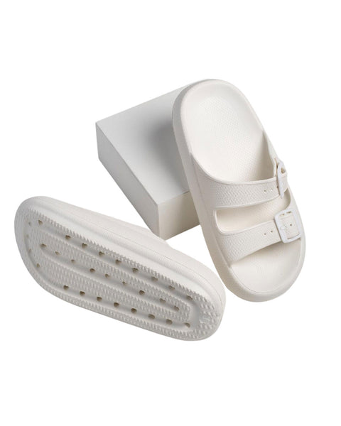 SOKET® Sandalia Femenina Tipo Plataforma en Material EVA#color_000-blanco
