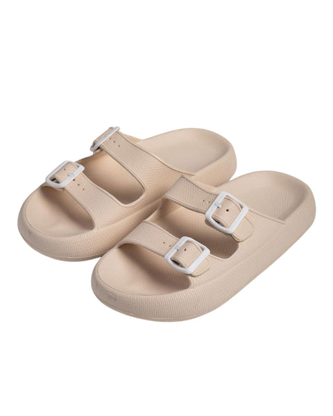 SOKET® Sandalia Femenina Tipo Plataforma en Material EVA#color_849-beige-marfil