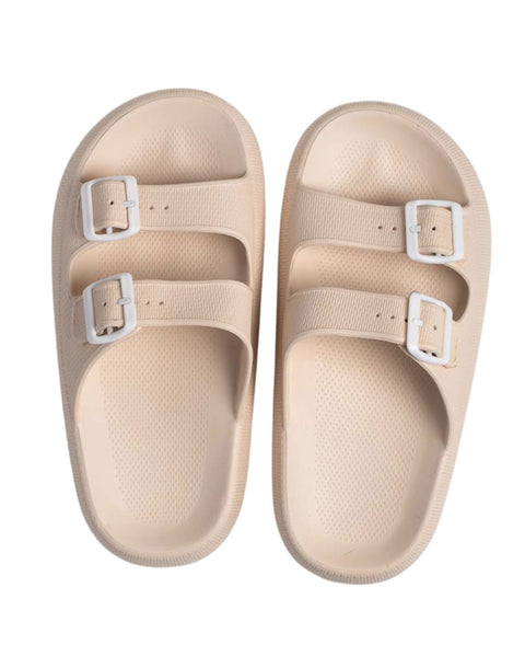 SOKET® Sandalia Femenina Tipo Plataforma en Material EVA#color_849-beige-marfil