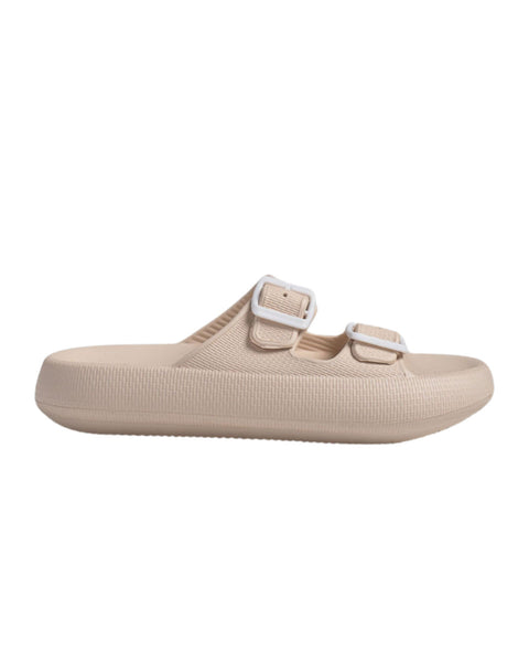 SOKET® Sandalia Femenina Tipo Plataforma en Material EVA#color_849-beige-marfil