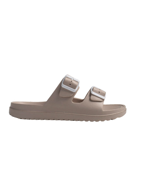 SOKET® Sandalia Femenina Tipo Plataforma Capellada en material EVA#color_849-medio-beige