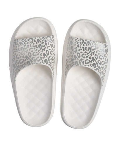 SOKET® Sandalia en material EVA para mujer#color_000-blanco-plata
