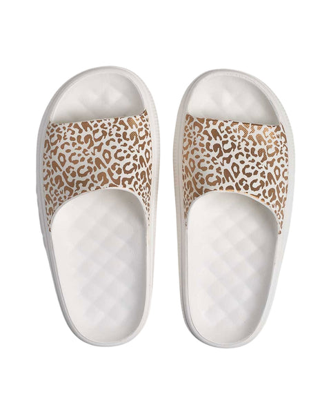 SOKET® Sandalia en material EVA para mujer#color_001-blanco-dorado