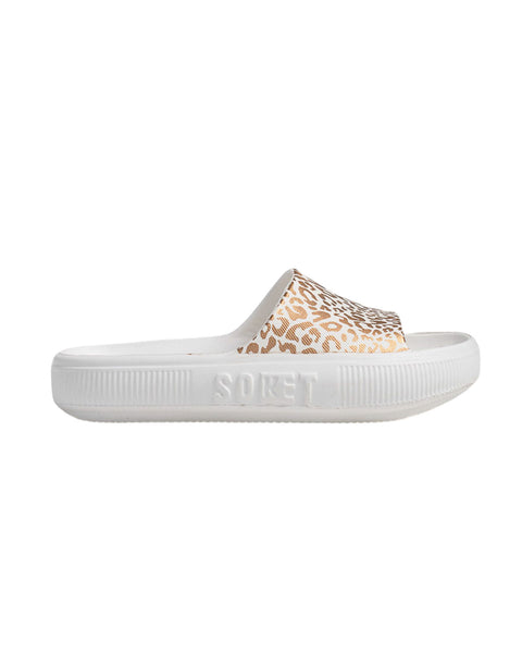 SOKET® Sandalia en material EVA para mujer#color_001-blanco-dorado