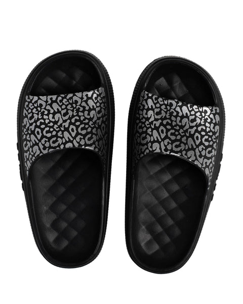 SOKET® Sandalia en material EVA para mujer#color_701-negro-plata