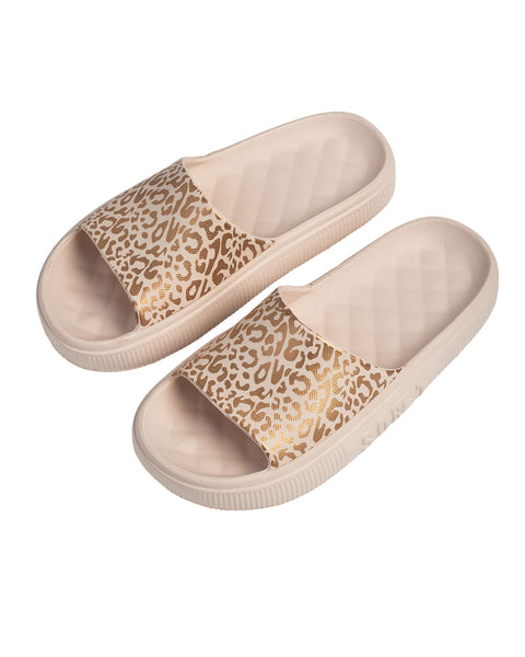 SOKET® Sandalia en material EVA para mujer#color_849-beige-dorado