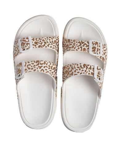 SOKET® Sandalia femenina en material EVA estilo sueco#color_000-blanco-dorado