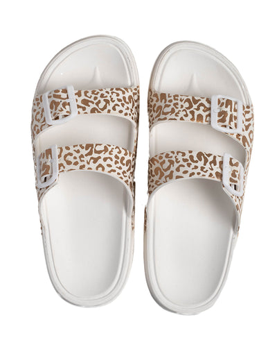 SOKET® Sandalia femenina en material EVA estilo sueco#color_000-blanco-dorado