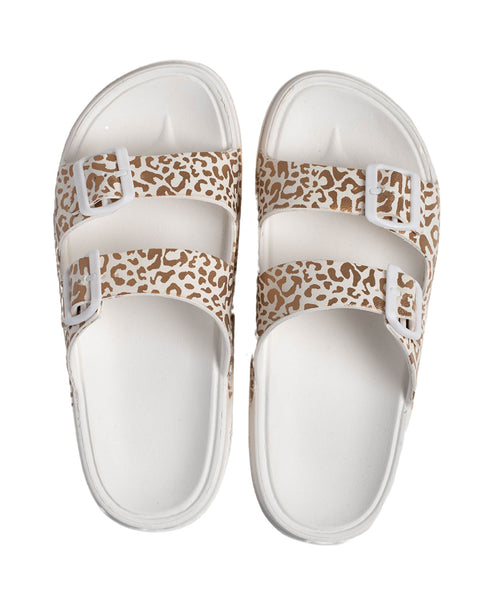 SOKET® Sandalia femenina en material EVA estilo sueco#color_000-blanco-dorado