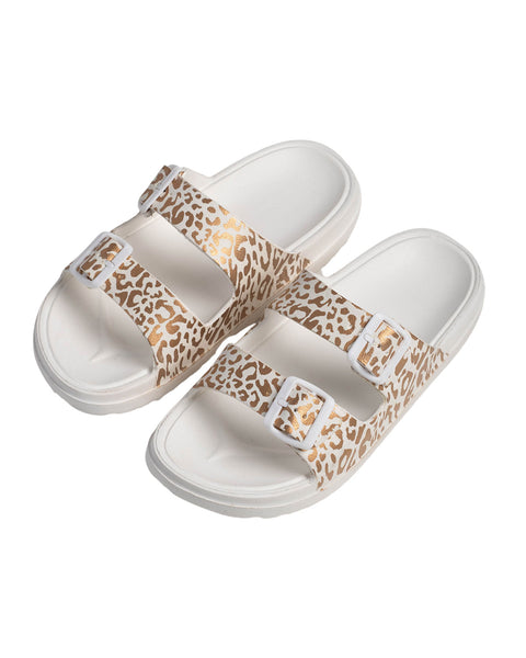 SOKET® Sandalia femenina en material EVA estilo sueco#color_000-blanco-dorado