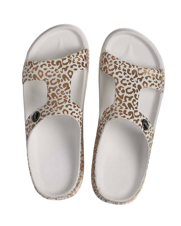 SOKET® Sandalia femenina estilo sueco estampada en material EVA