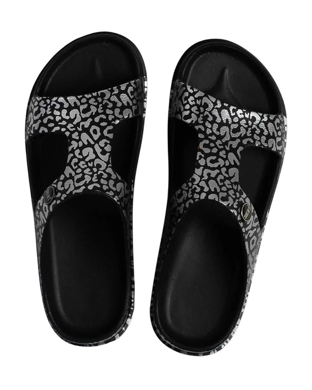 SOKET® Sandalia femenina estilo sueco estampada en material EVA