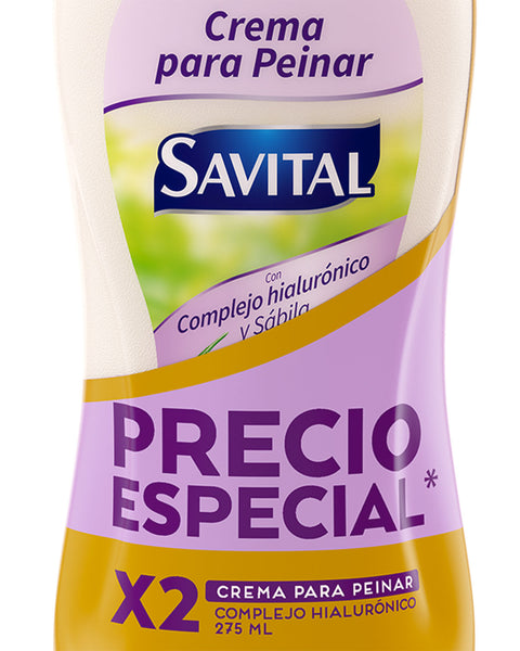 Crema para peinar Savital X2 unidades de 275ml#color_002-hialuronico