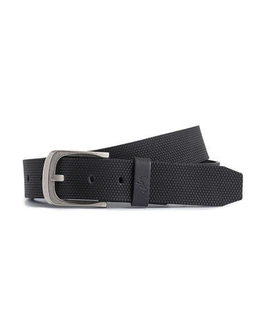 Cinturón Unifaz masculino de cuero liso y texturado Velez#color_700-negro