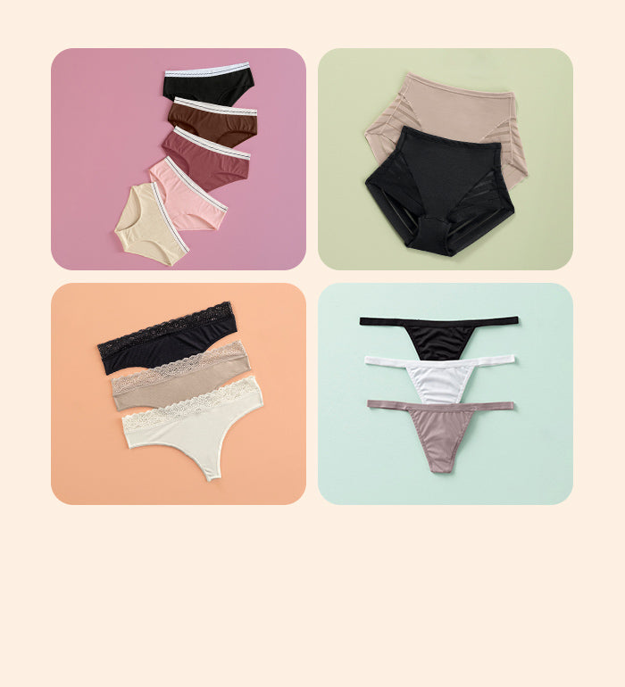 Paquetería de panties Leonisa