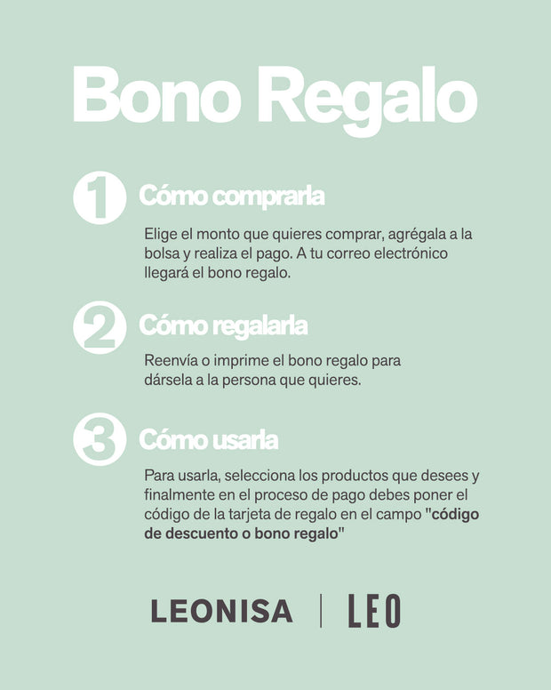 Bono de regalo virtual Leonisa