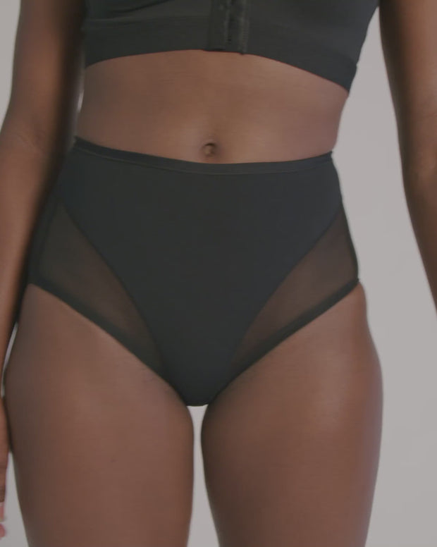 Panty clásico invisible con tul