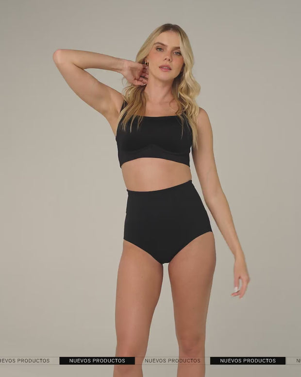 Panty clásico de control fuerte, tiro extra alto